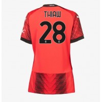 Dámy Fotbalový dres AC Milan Malick Thiaw #28 2023-24 Domácí Krátký Rukáv